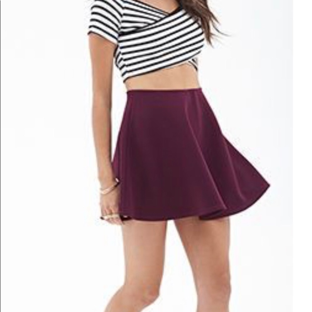 FOREVER 21 skater skirt